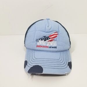 Lynyrd Skynyrd Blue Bbq Beer Vegas Band Tour Snapback Embroidered Baseball Hat